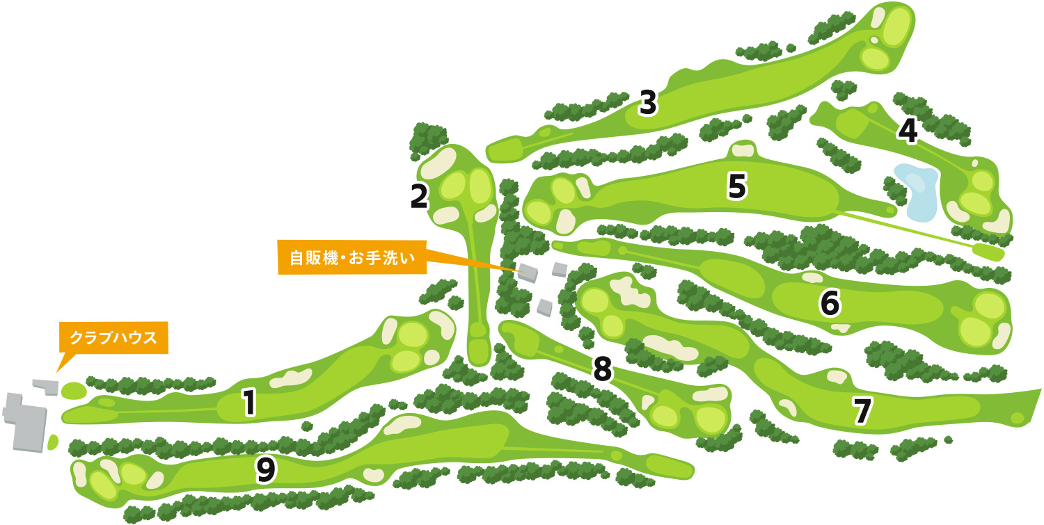 GDO茅ケ崎ゴルフリンクスコース案内